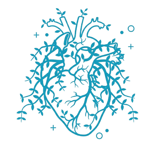 Beating abstract 3D genomic heart flow visual